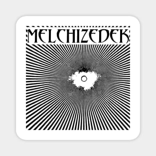 Meshuggah Album Cover Parody Melchizedek Metal Logo Magnet