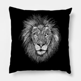 Hand drawn Lion Pillow