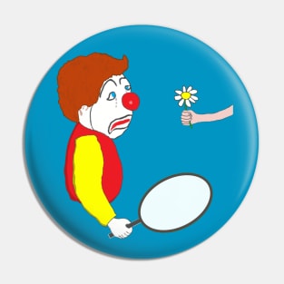 The Clown and the Flower Pin