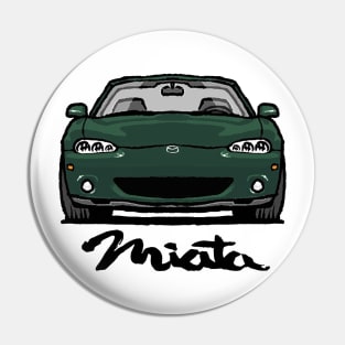 MX5 Miata NB2 Emerald Green Pin