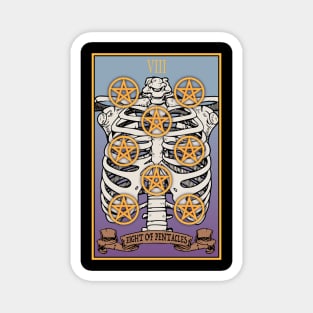 Eight of Pentacles Magnet