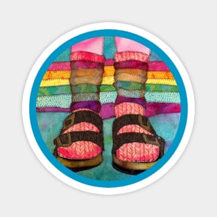 Birkenstocks and Socks Magnet