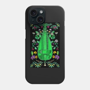 Botanical Green Hurdy-Gurdy Phone Case