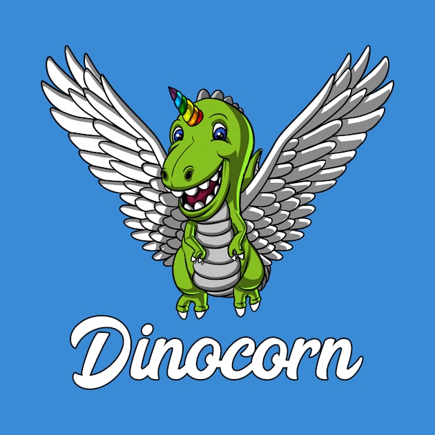 Dinocorn T-Rex Dinosaur Unicorn by underheaven