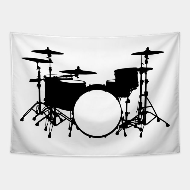 Drum Kit Tapestry by rheyes