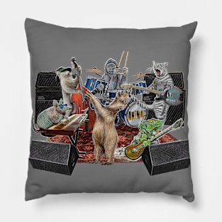 The Animalz Band Animals Zoo Music Group Pillow