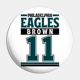 Philadelphia Eagles Brown 11 American Football Edition 3 Pin