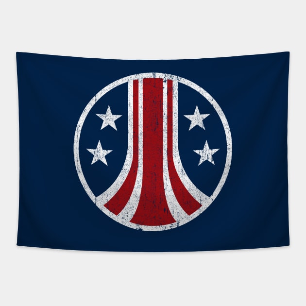 United States Colonial Marines Crest Tapestry by huckblade