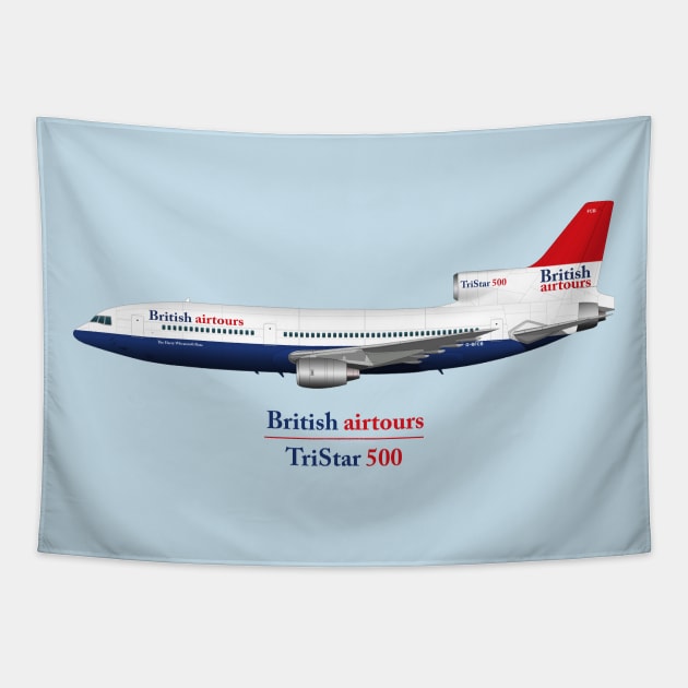 BA airtours tristar 500 Tapestry by SteveHClark