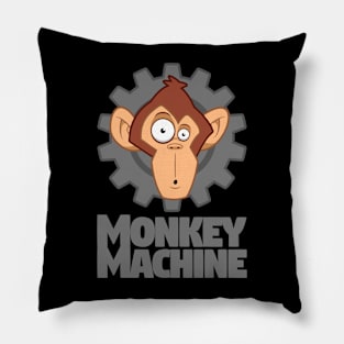 Monkey Machine Logo Pillow