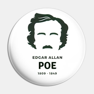 Edgar Allan Poe (1809 - 1849) Pin