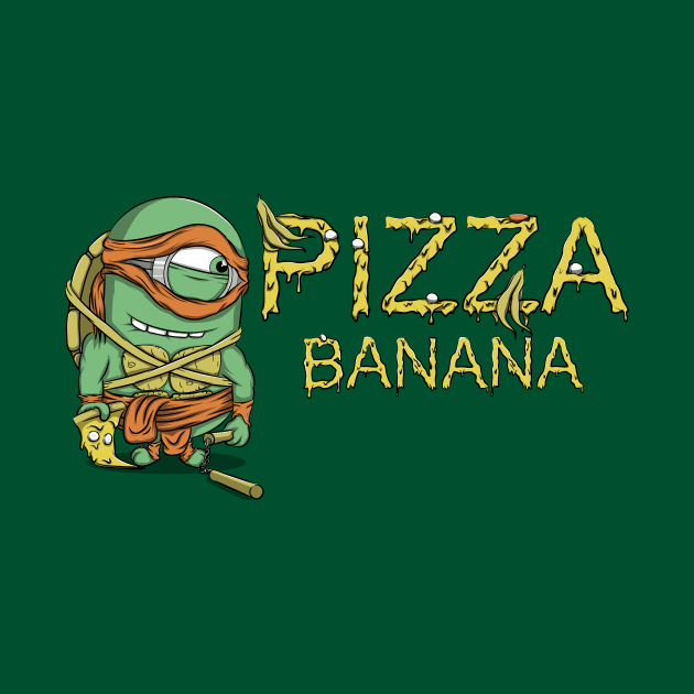 Pizza in Banana by Damian