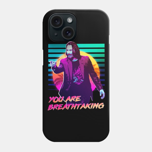 You are breathtaking, Keanu reeves (vintage) v1 Phone Case by QuantumDesigns