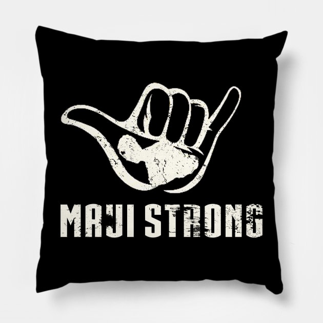 Maui Strong - Pray For Maui Hawaii Strong Pillow by olivia parizeau