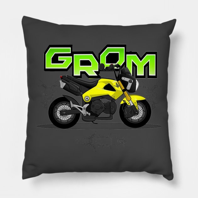 Grom Pillow by Digitanim8tor