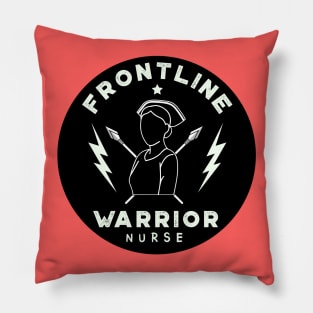 Frontline Warrior Nurse, Frontline Healthcare Worker Pillow