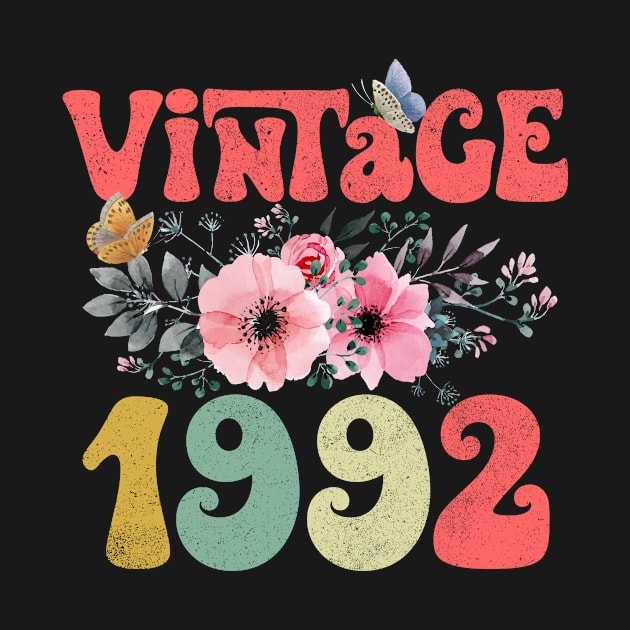 Vintage 1992 Floral Retro Groovy 31st Birthday by Kens Shop