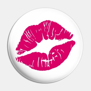 Hot Pink Lips (Light) Pin