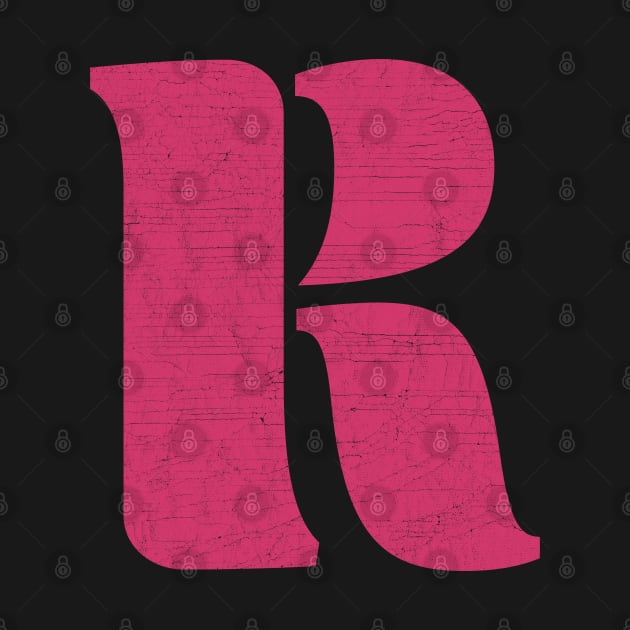 Pink Alphabet R by Mumgle