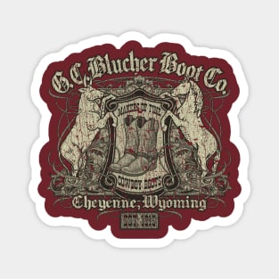 G. C. Blucher Boot Co. 1915 Magnet