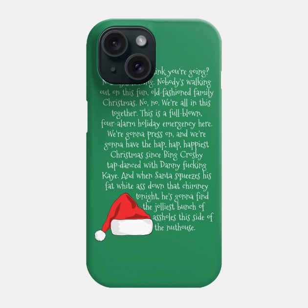 Christmas Rant Phone Case by masciajames