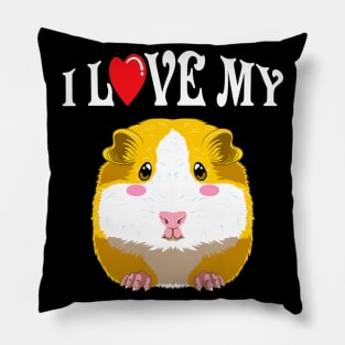 I Love My Guinea Pig Pillow