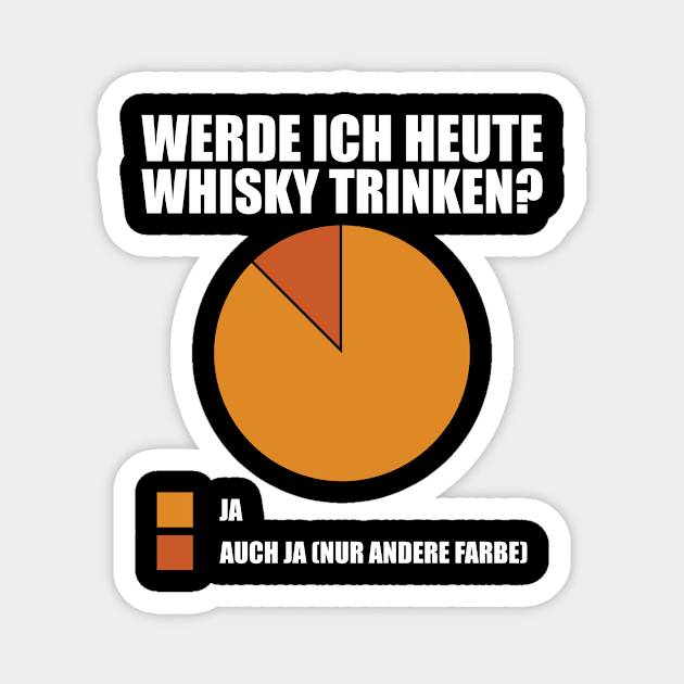 Whisky Is Better Gift Magnet by QQdesigns