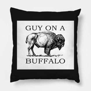 Guy on a Buffalo Pillow