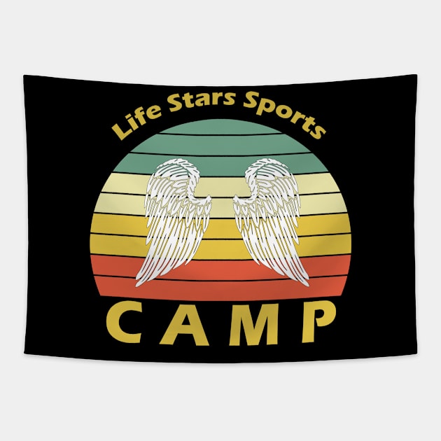 Sport Camp Tapestry by Rizaldiuk