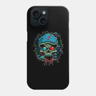 Mushroom brain dead zombie Phone Case