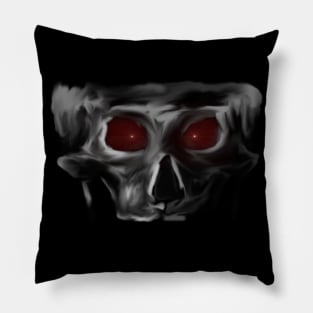 Red eyed skull! Pillow