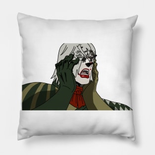 JoJo Style "Fear" Shock Cartoon (Andrew Kreiss) Pillow