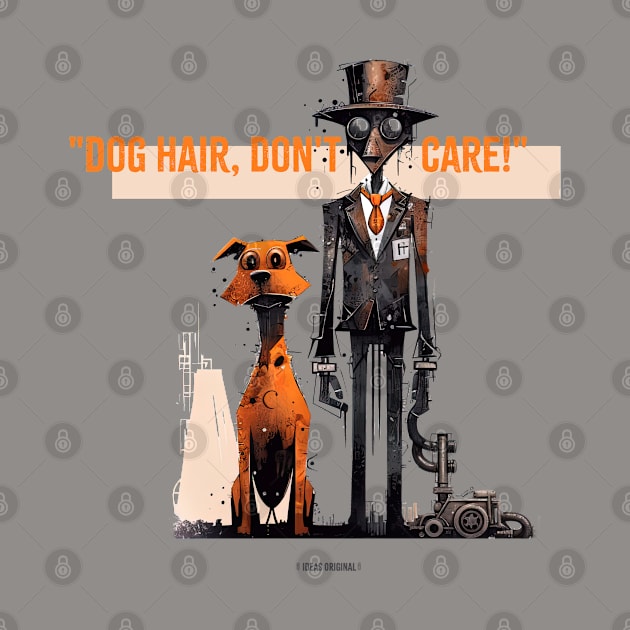 Rustic Haunted Guardian: A Mechanical Man and Spooky Dog by i-deas.co