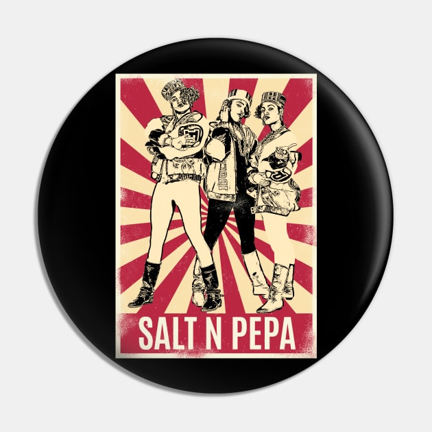 Retro Vintage Salt N Pepa Pin by Play And Create