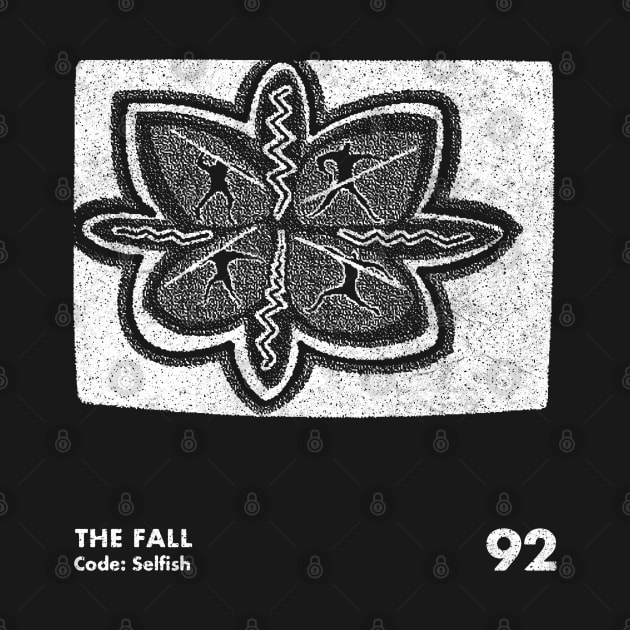 The Fall / Code Selfish / Minimalist Graphic Artwork Design by saudade