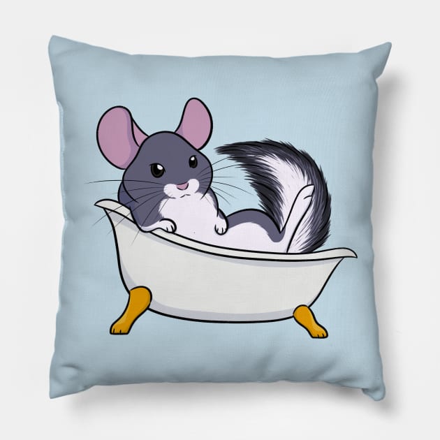 Chinchilla Bath Pillow by DeguArts