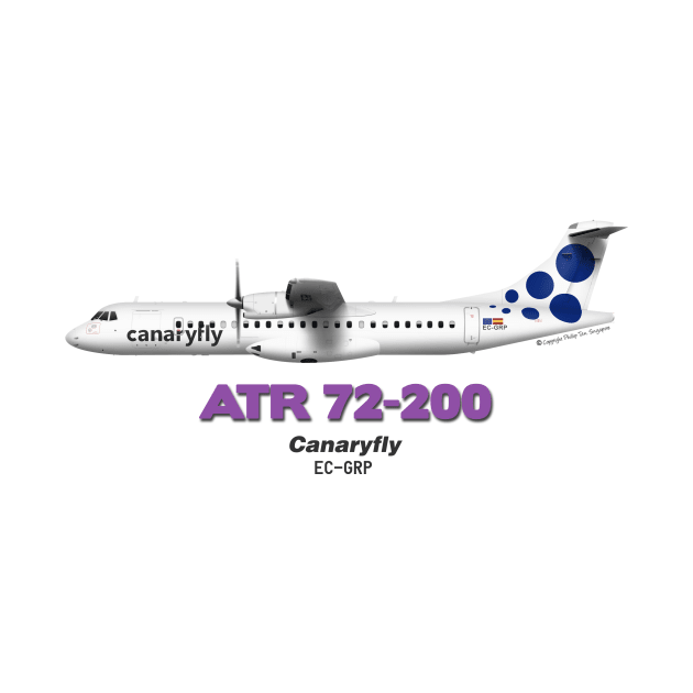 Avions de Transport Régional 72-200 - Canaryfly by TheArtofFlying