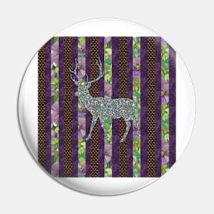 Glitter Deer Vintage Chic Pin