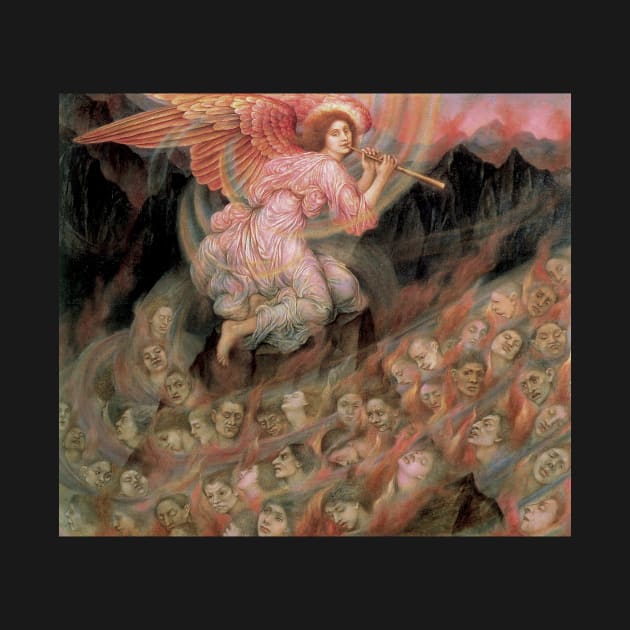 An Angel Piping to the Souls in Hell by Evelyn De Morgan by MasterpieceCafe