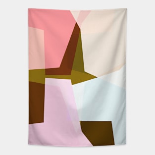 Catching Colors BA03 - Pink And Green Art Design Tapestry