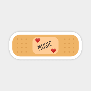 Music patch, music bandaid Magnet