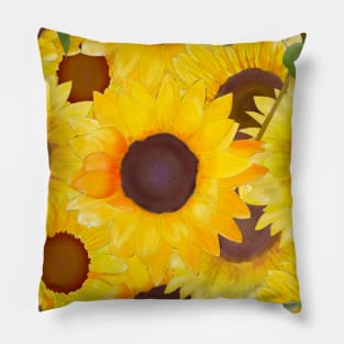 All about the sunflowers Pillow