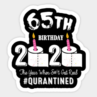 65th Birthday Ideas Stickers Teepublic