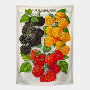 Finest Raspberries Ad Tapestry