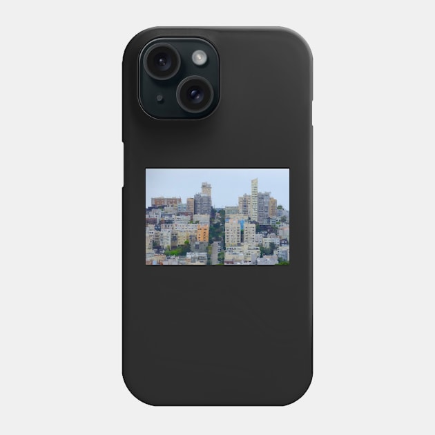 Cityscape Impression Phone Case by softbluehum