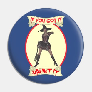 Wicked Halloween Witch Pin