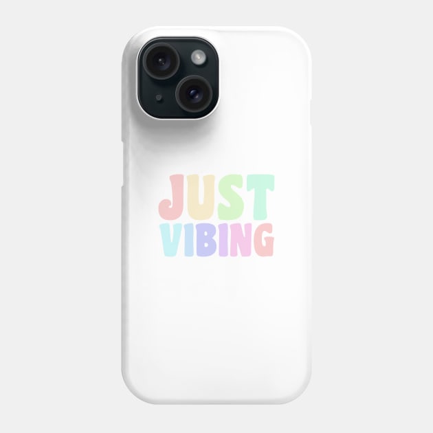 Just Vibing Phone Case by sophiesconcepts