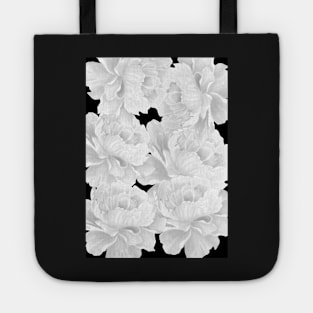 White peony Tote