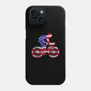 'Extreme Biking USA Flag' Awesome Bike Gift Phone Case