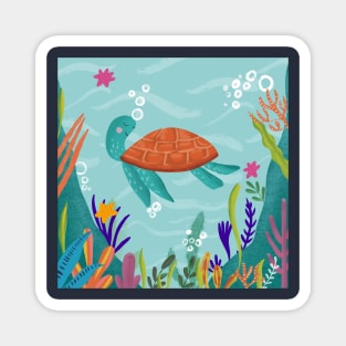 Sea Turtle Gift Magnet